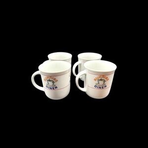 Vintage Oneida Sunrise Diner Coffee Mug Cup - Set Of 4